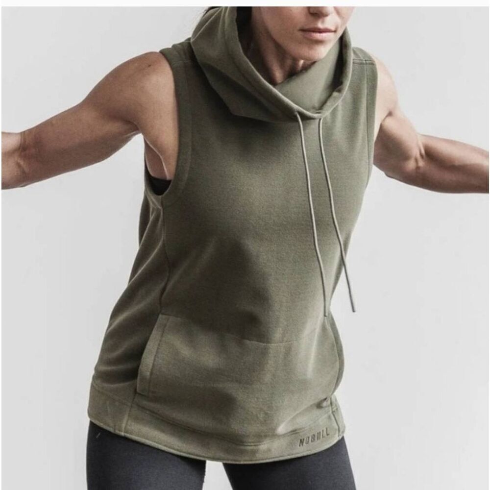 Nobull‎ Microplush Sleeveless Hoodie Size Medium